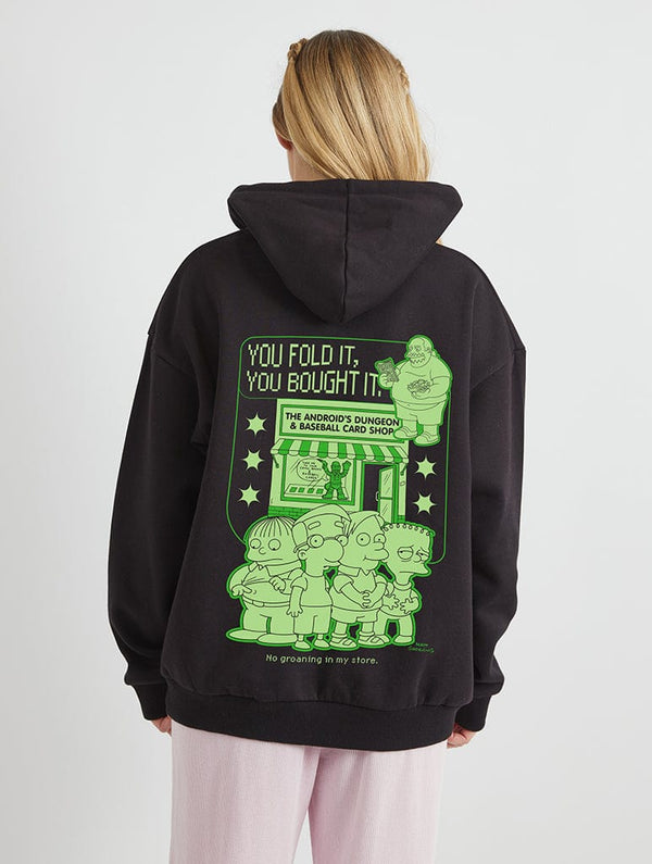 Skinnydip London The Simpsons Android Dungeon Hoodie in Black