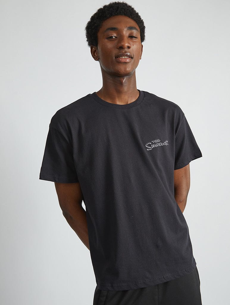 Skinnydip London The Simpsons Bart Squishee T-Shirt In Black