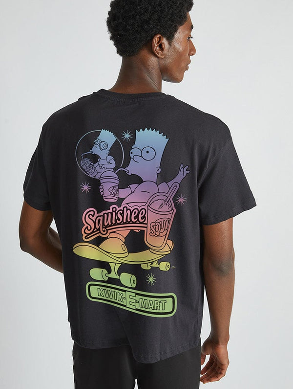 Skinnydip London The Simpsons Bart Squishee T-Shirt In Black
