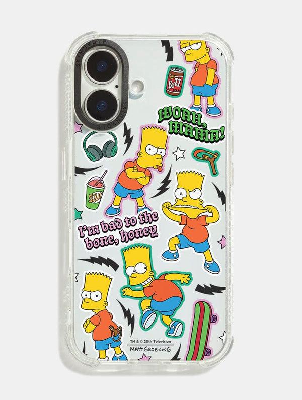 Skinnydip London The Simpsons Bart Sticker Shock iPhone Case