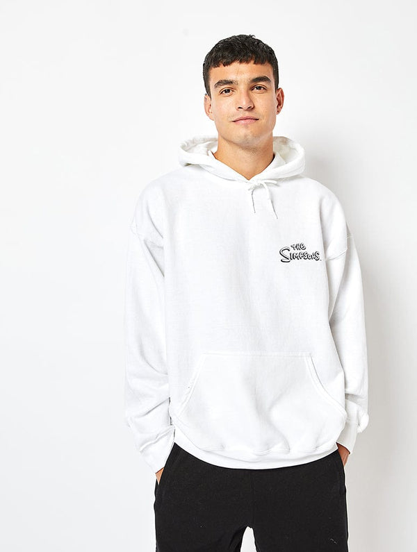 Skinnydip London The Simpsons Bartman Hoodie In White