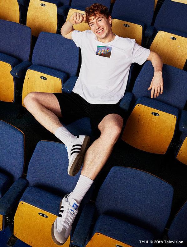 Skinnydip London The Simpsons Boys In Wigs T-Shirt In White