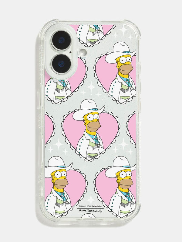 Skinnydip London The Simpsons Cowboy Homer Shock iPhone Case