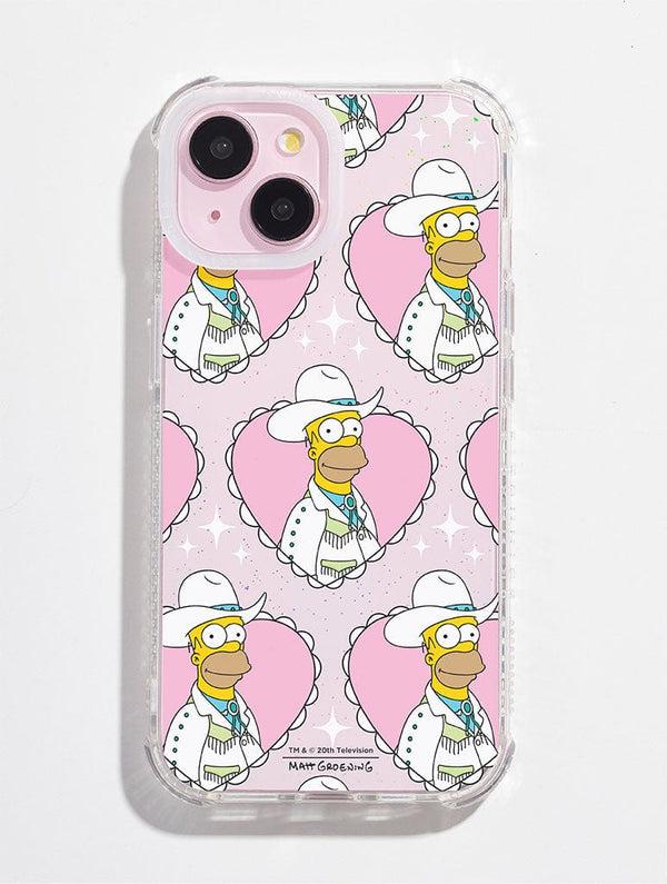 Skinnydip London The Simpsons Cowboy Homer Shock iPhone Case