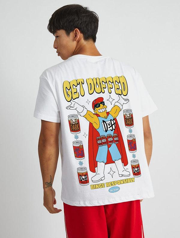 Skinnydip London The Simpsons Get Duffed T-Shirt in White