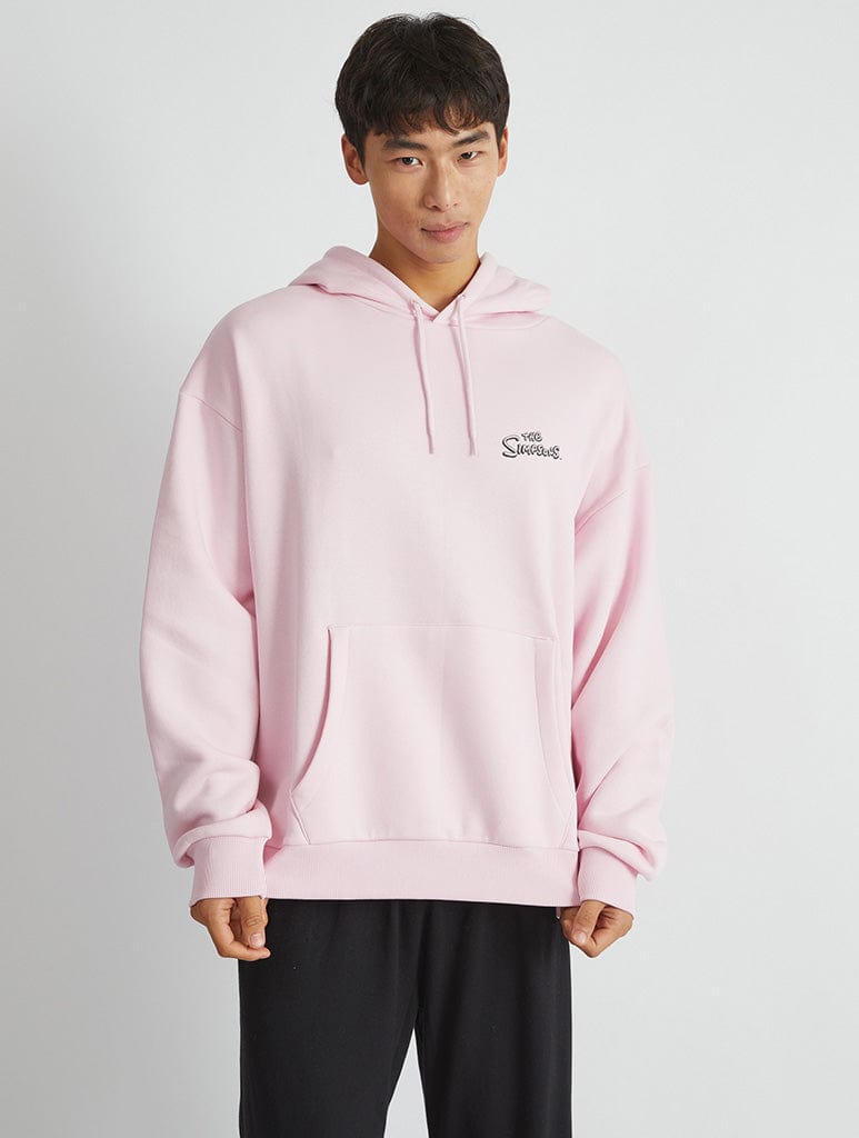 Skinnydip London The Simpsons Krusty-O's Hoodie In Pink