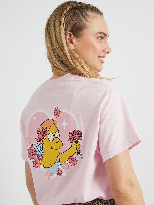 Skinnydip London The Simpsons Martin T-Shirt In Pink