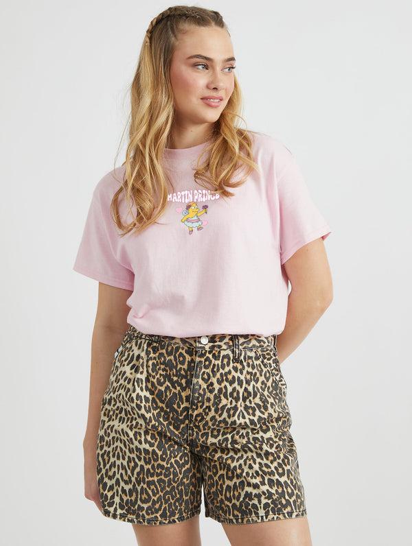 Skinnydip London The Simpsons Martin T-Shirt In Pink