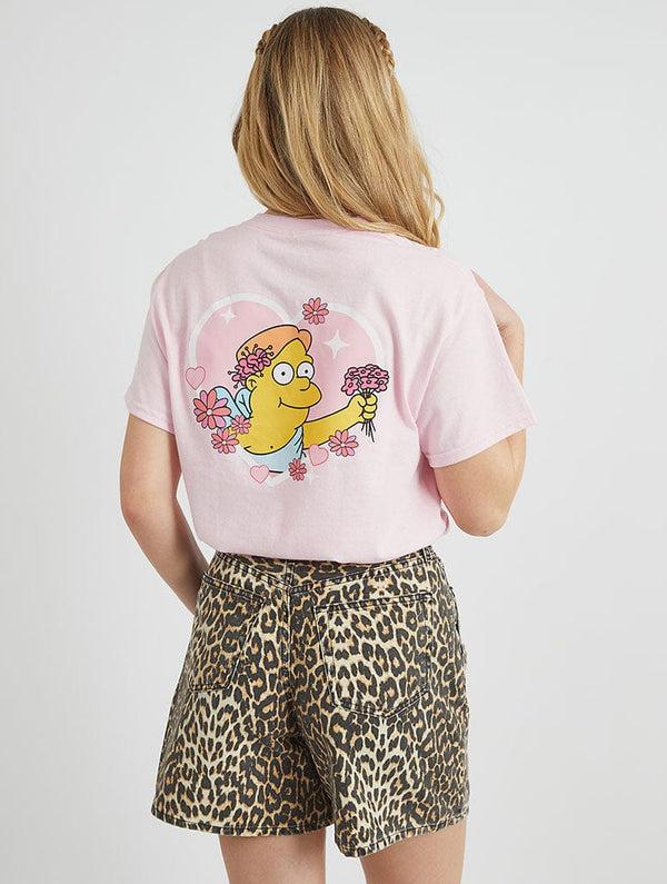 Skinnydip London The Simpsons Martin T-Shirt In Pink