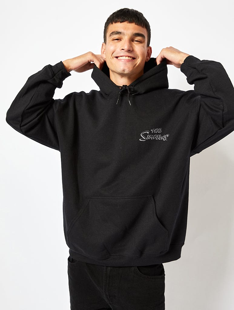 Skinnydip London The Simpsons Ralph Wiggum Music Hoodie In Black