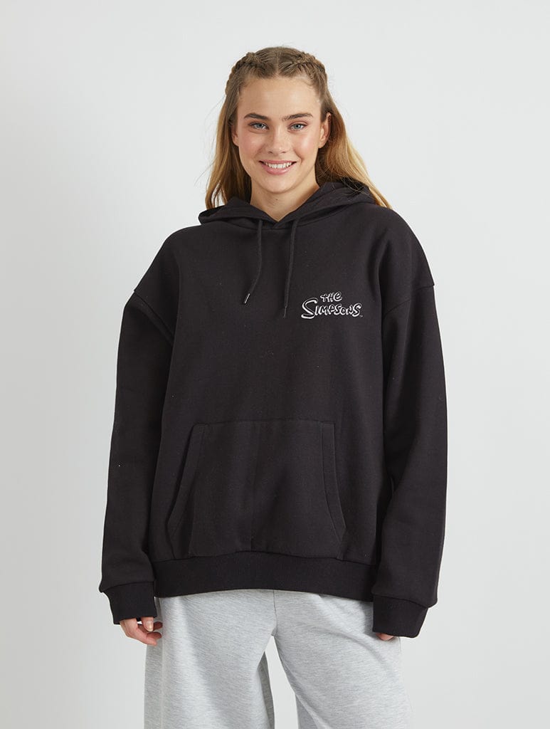 Skinnydip London The Simpsons Ralph Wiggum Music Hoodie In Black