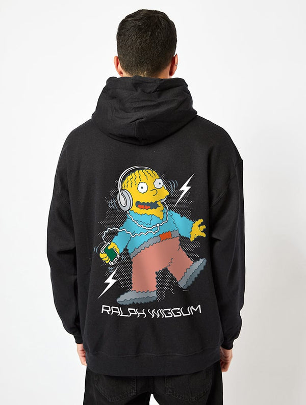 Skinnydip London The Simpsons Ralph Wiggum Music Hoodie in Black