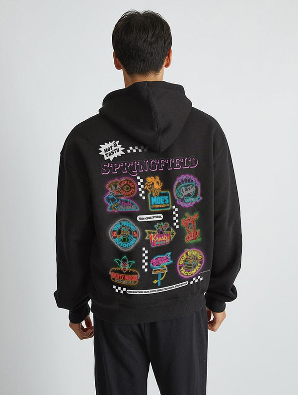 Skinnydip London The Simpsons Springfield Fast Food Hoodie
