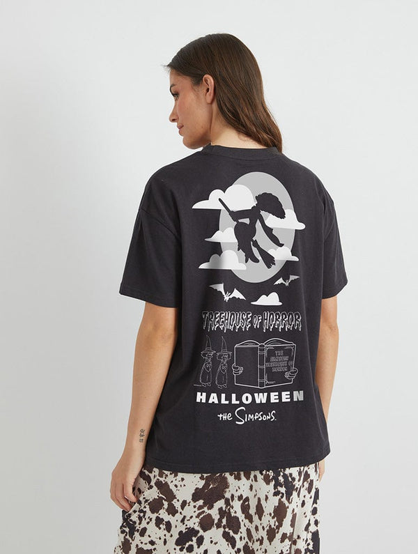 Skinnydip London The Simpsons Witches T-Shirt In Black