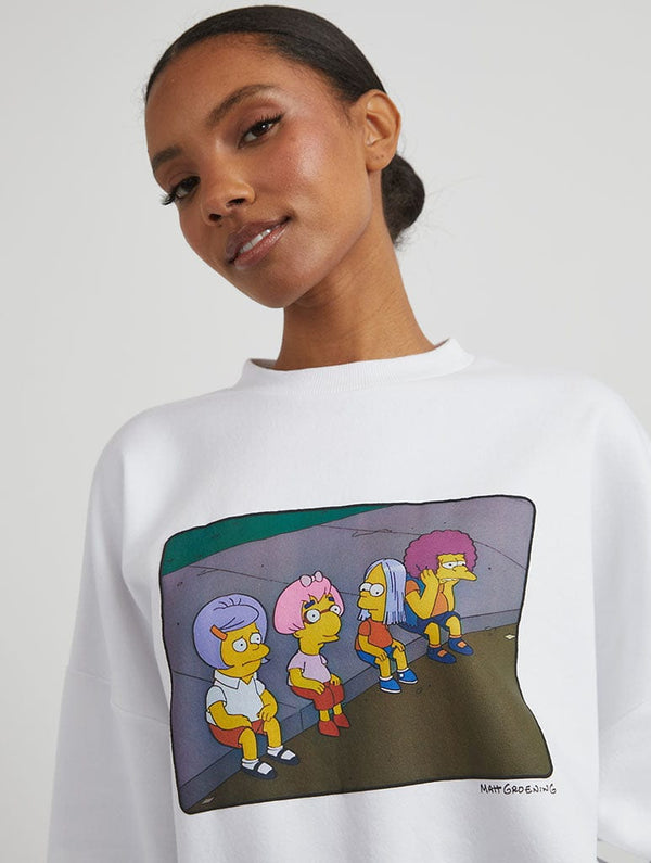 Skinnydip London The Simpsons X Skinnydip Bart On The Road Sweatshirt