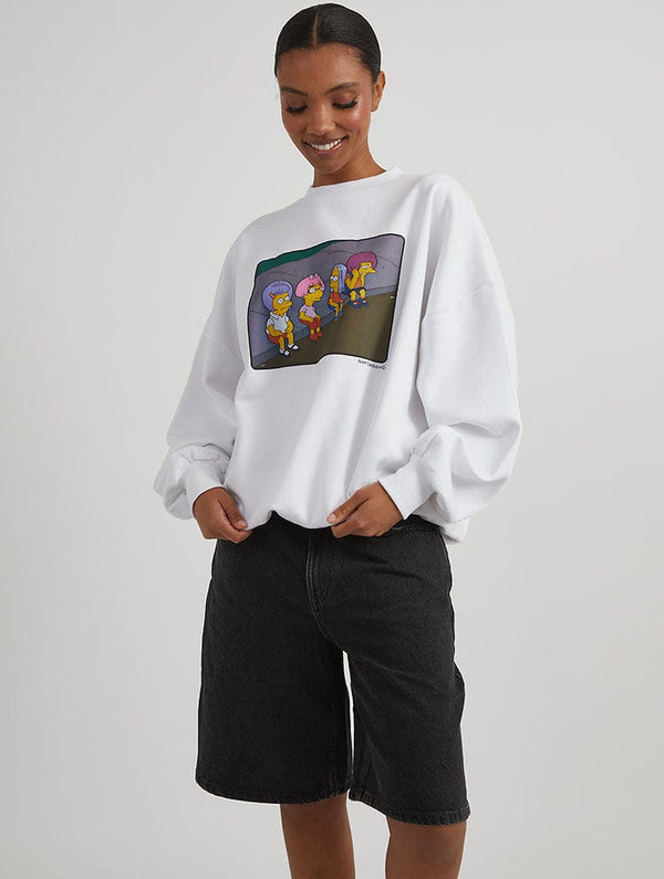 Skinnydip London The Simpsons x Skinnydip Bart On The Road Sweatshirt