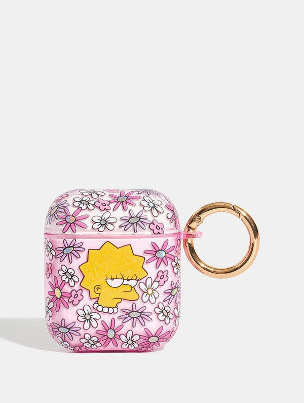 Skinnydip London The Simpsons x Skinnydip Lisa Floral AirPods Case Skinnydip London The Simpsons x Skinnydip Lisa Floral AirPods Case