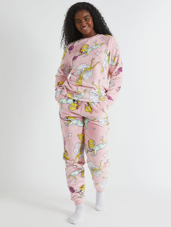 Skinnydip London The Simpsons X Skinnydip Mr Burns Fleece Pyjama Set – Skinnydip London
