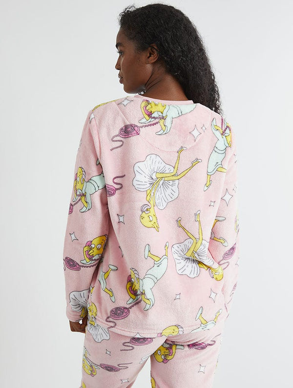 Skinnydip London The Simpsons X Skinnydip Mr Burns Fleece Pyjama Set – Skinnydip London
