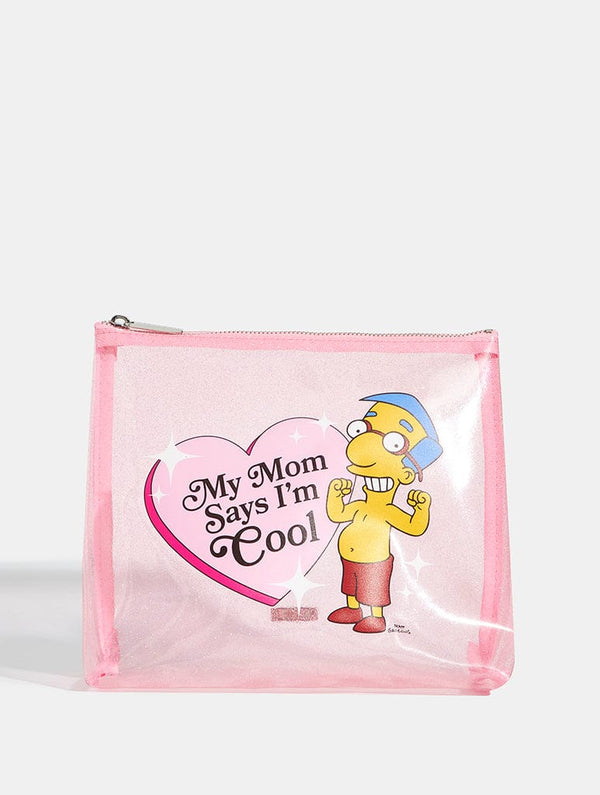 Skinnydip London The Simpsons x Skinnydip My Mom Says I'm Cool Wash Bag