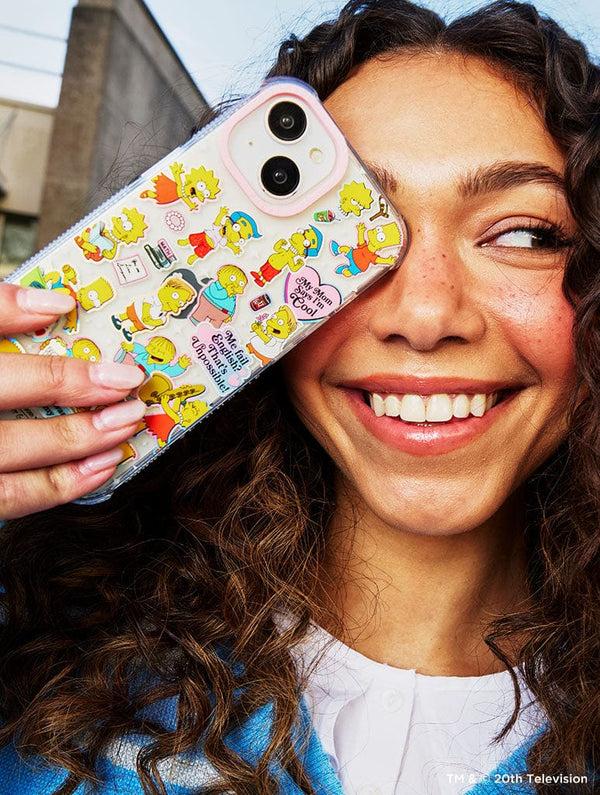 Skinnydip London The Simpsons X Skinnydip My Mum Says I'm Cool Sticker Shock IPhone Case