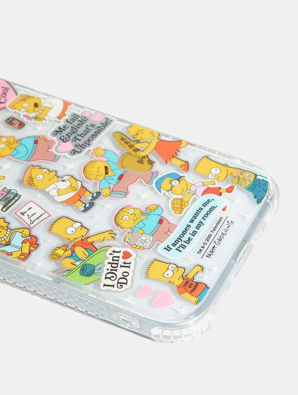 Skinnydip London The Simpsons X Skinnydip My Mum Says I'm Cool Sticker Shock IPhone Case