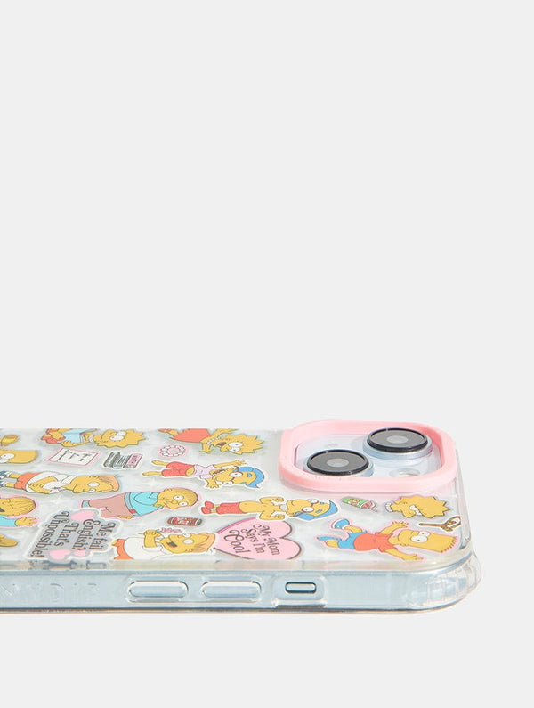 Skinnydip London The Simpsons X Skinnydip My Mum Says I'm Cool Sticker Shock IPhone Case