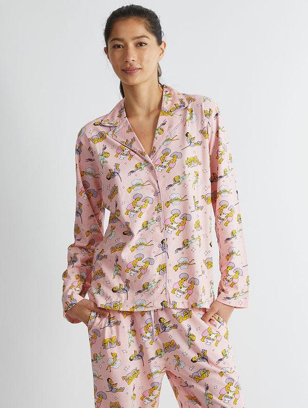 Skinnydip London The Simpsons x Skinnydip Pyjama Set in Pink – Skinnydip London
