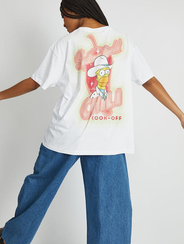 Skinnydip London The Simpsons X Skinnydip Springfield Chilli T-Shirt – Skinnydip London