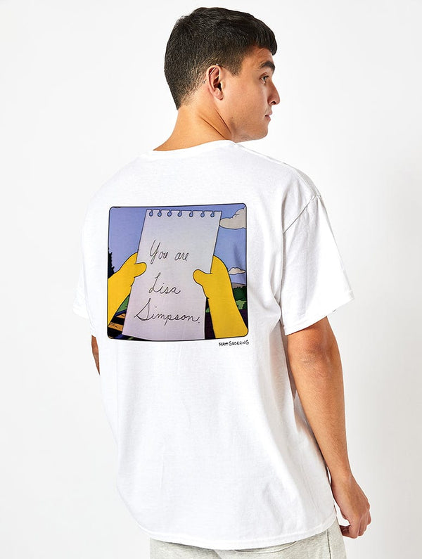 Skinnydip London The Simpsons You Are Lisa T-Shirt in White