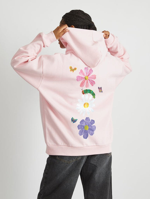 Skinnydip London The Very Hungry Caterpillar Flower Hoodie In Pink