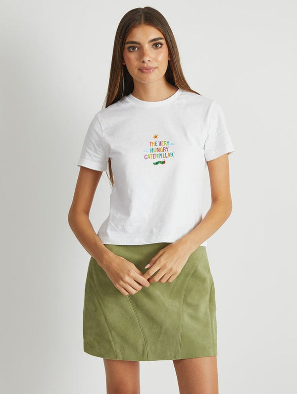 Skinnydip London The Very Hungry Caterpillar Sunshine Baby T-Shirt In White