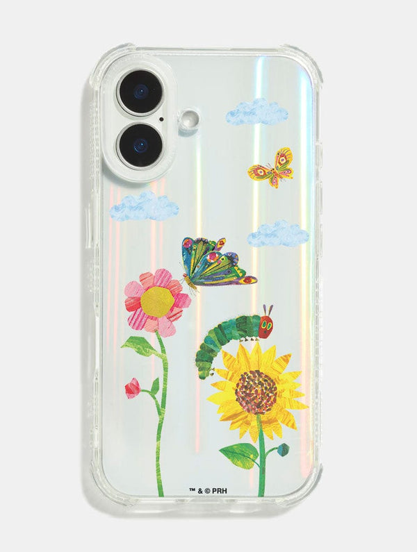 Skinnydip London The Very Hungry Caterpillar x Skinnydip Spring Flowers Holo Shock iPhone Case