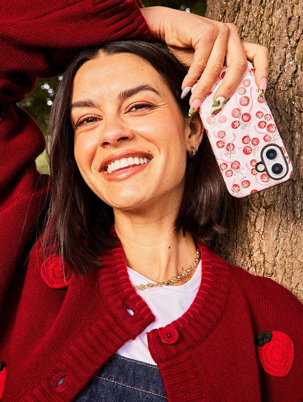 Skinnydip London Tomato Gingham Ultra Protective IPhone Case