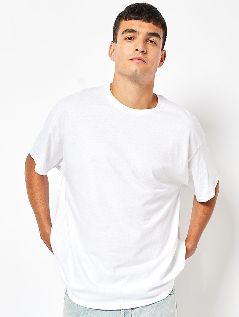 Skinnydip London Too Busy For This Shit T-Shirt In White