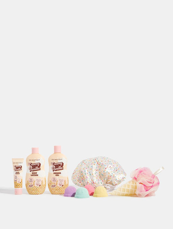 Skinnydip London Vanilla Ice Cream Van Body Gift Set