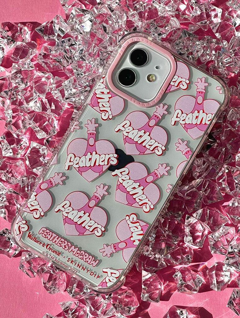 Skinnydip London Wallace & Gromit Feathers Heart IPhone Case