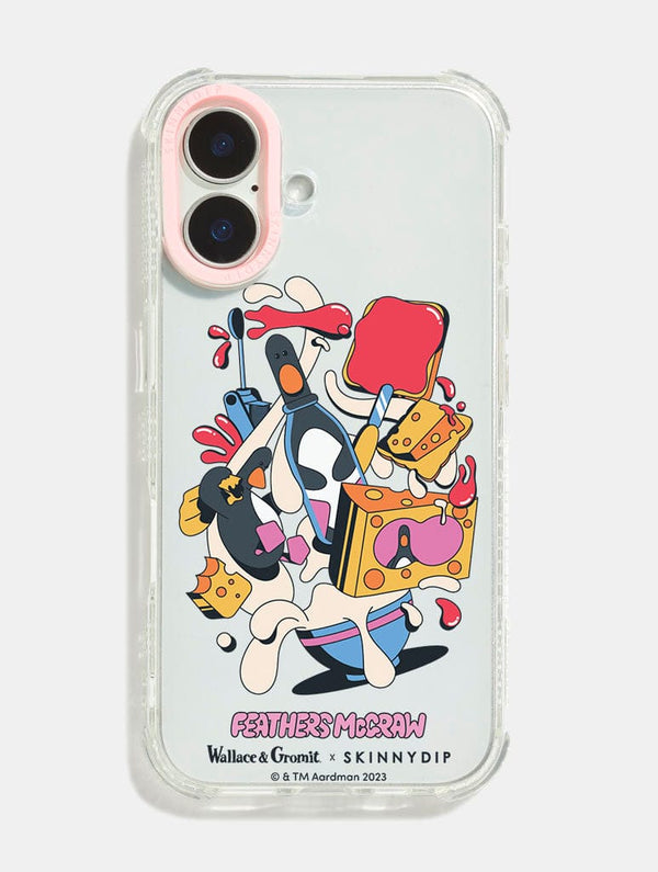 Skinnydip London Wallace & Gromit x Skinnydip Breakfast Time Shock iPhone Case