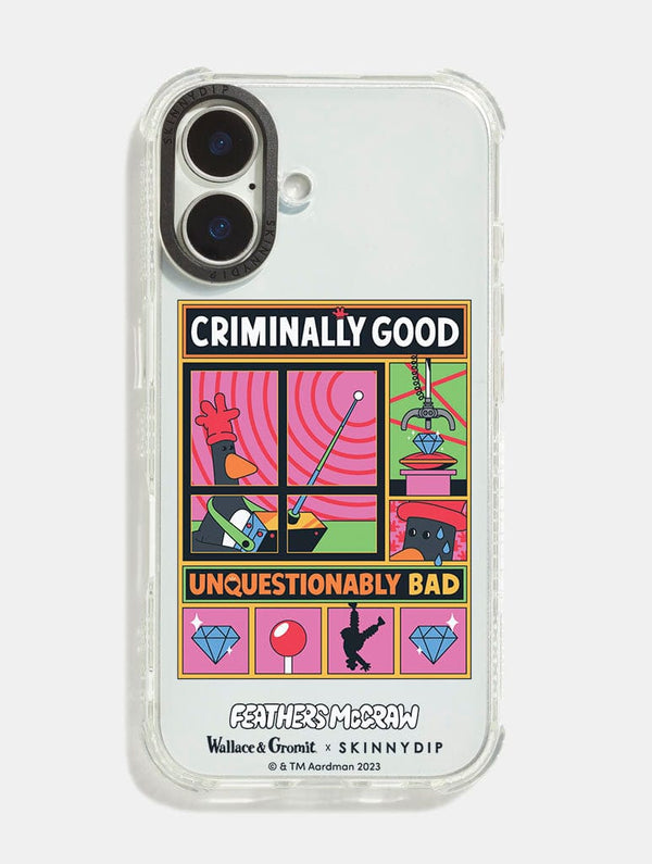 Skinnydip London Wallace & Gromit x Skinnydip Criminally Good Shock iPhone Case