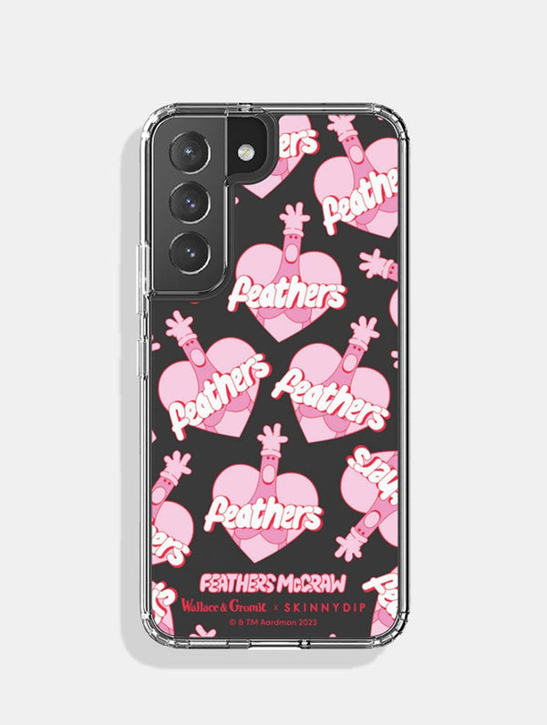 Skinnydip London Wallace & Gromit x Skinnydip Feathers Heart Android Case