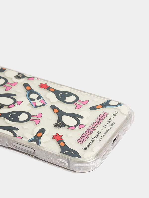Skinnydip London Wallace & Gromit X Skinnydip Feathers Repeat Shock IPhone Case