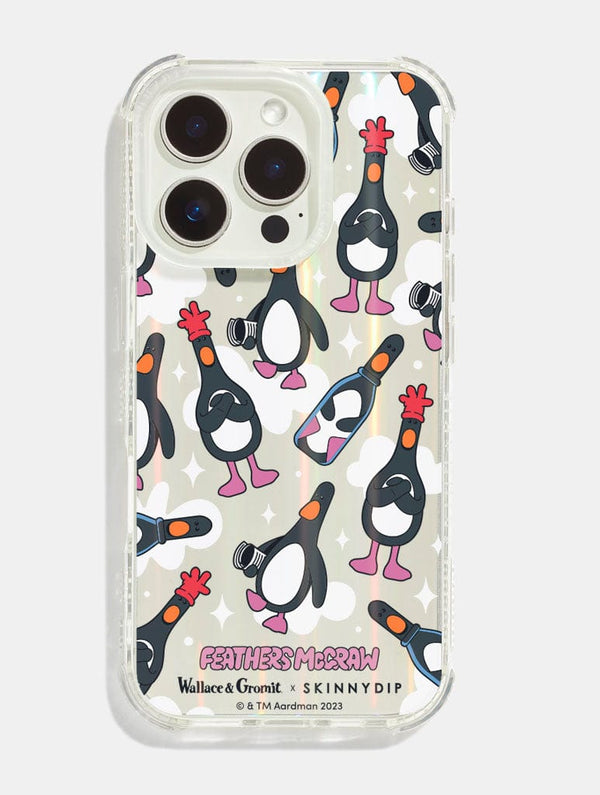 Skinnydip London Wallace & Gromit x Skinnydip Feathers Shock iPhone Case