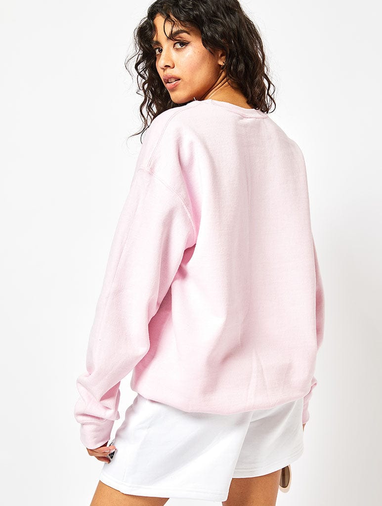 Skinnydip London Wallace & Gromit X Skinnydip Gromit Heart Sweatshirt In Pink