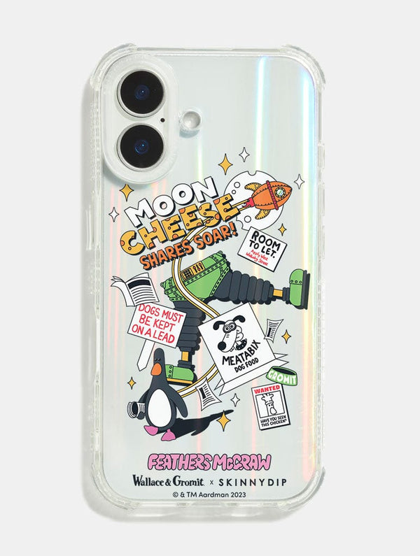 Skinnydip London Wallace & Gromit x Skinnydip Moon Cheese Shock iPhone Case