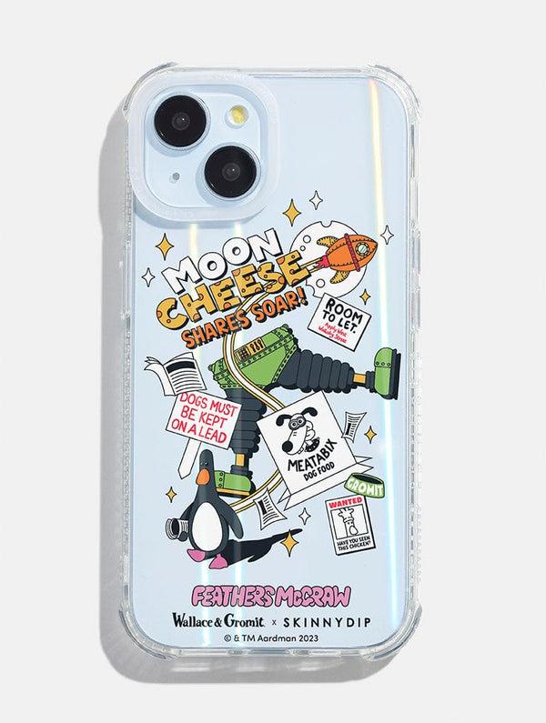 Skinnydip London Wallace & Gromit x Skinnydip Moon Cheese Shock iPhone Case
