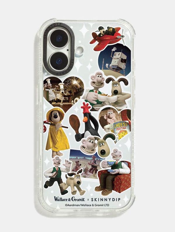 Skinnydip London Wallace & Gromit x Skinnydip Sticker Shock iPhone Case