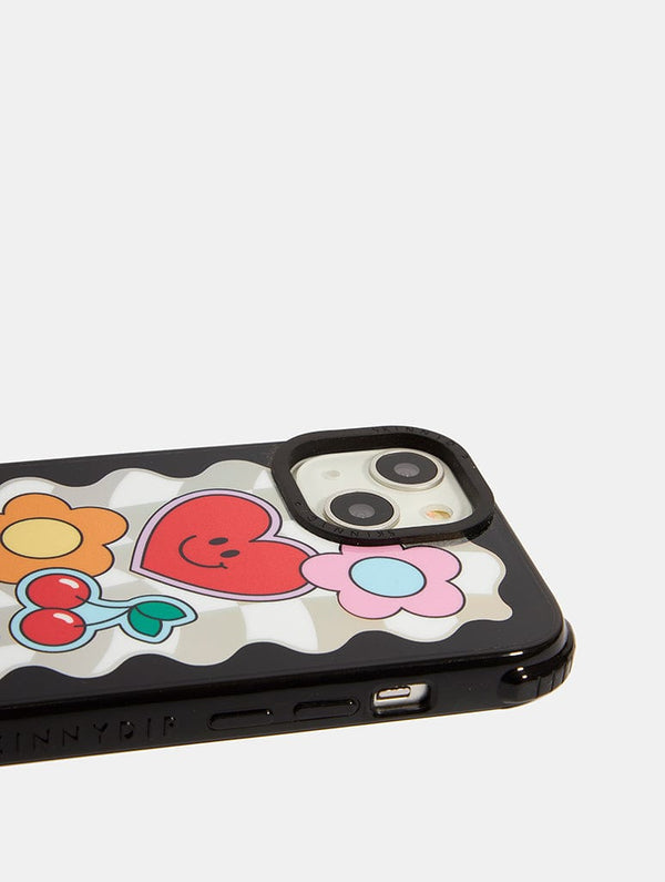 Skinnydip London Wavey Icon Check Shock IPhone Case