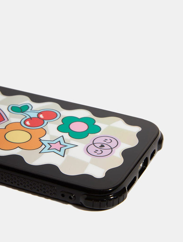 Skinnydip London Wavey Icon Check Shock IPhone Case