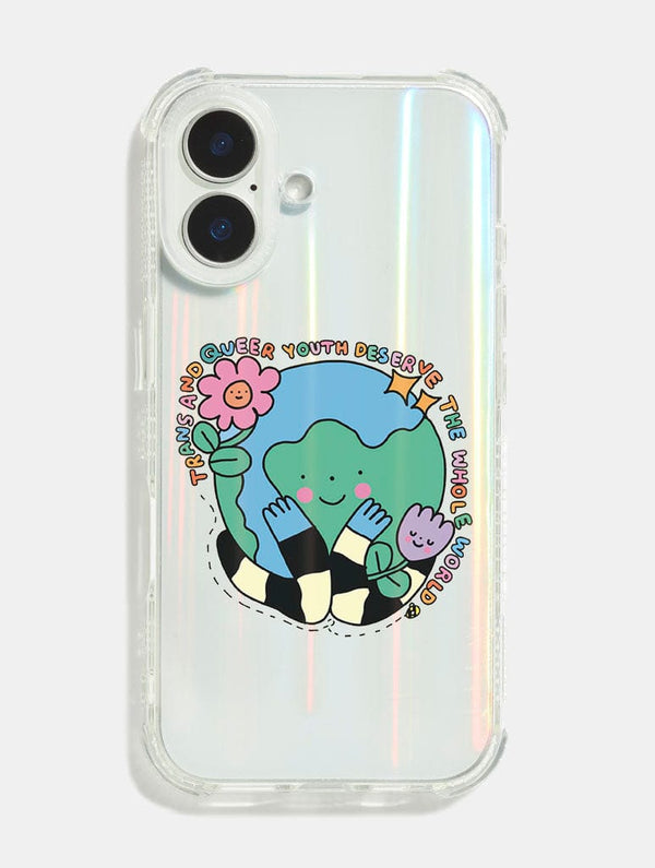 Skinnydip London Wednesday Holmes x Skinnydip Trans and Queer Youth Shock iPhone Case