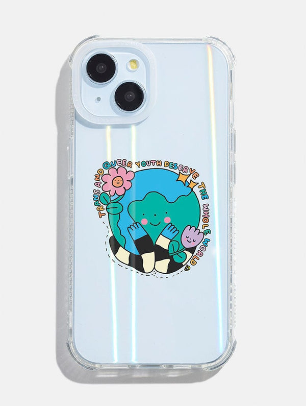 Skinnydip London Wednesday Holmes x Skinnydip Trans and Queer Youth Shock iPhone Case